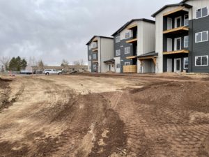 Apartments being built